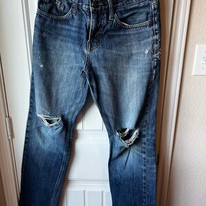Mossimo Supply Co. Men's Ripped Blue Jeans
